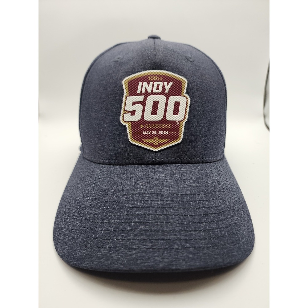 2024 Indianapolis 108th Indy 500 Gainbridge Hat Cap Blue Adjustable Strap Racing